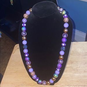 Purple necklace